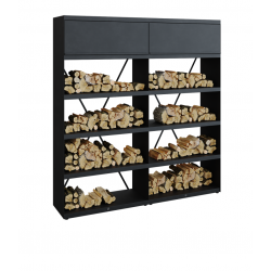 OFYR Wood Storage Black 200