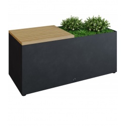 OFYR Herb Garden Bench Black