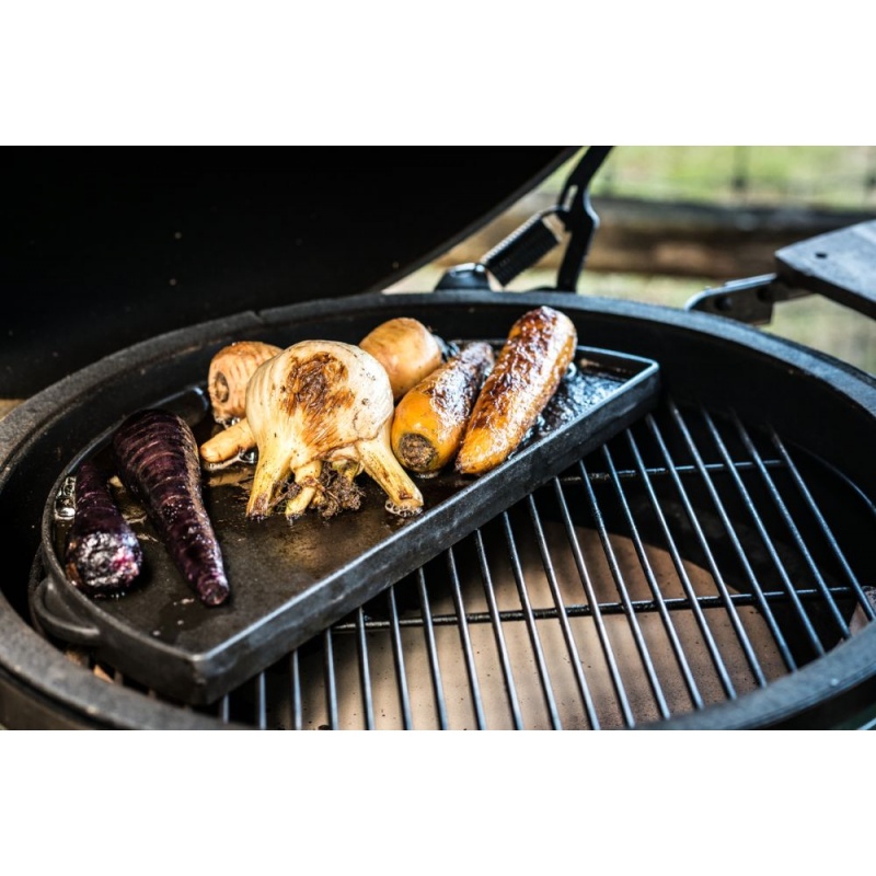 Półokrągła żeliwna płyta Plancha / Half Cast Iron Plancha Godkowie Grille