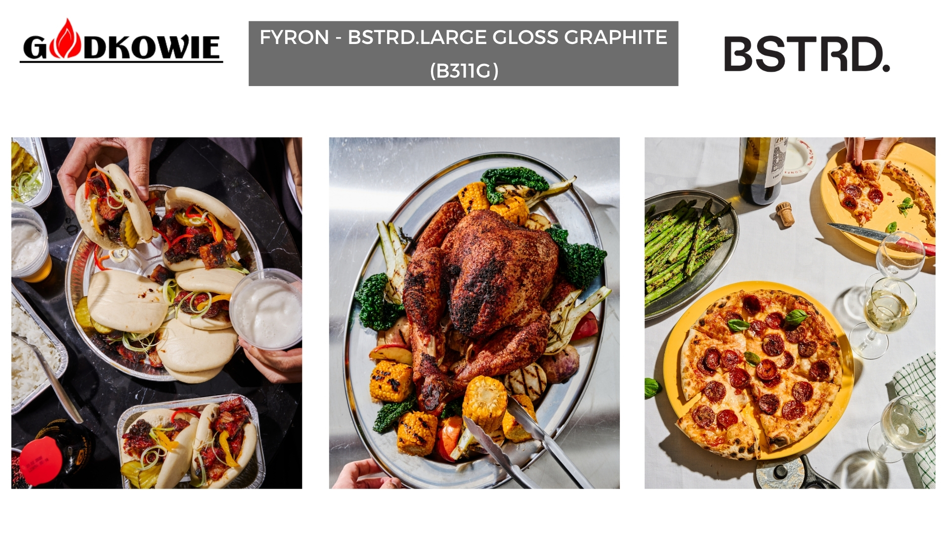 BSTRD.LARGE GLOSS GRAPHITE (B311G)