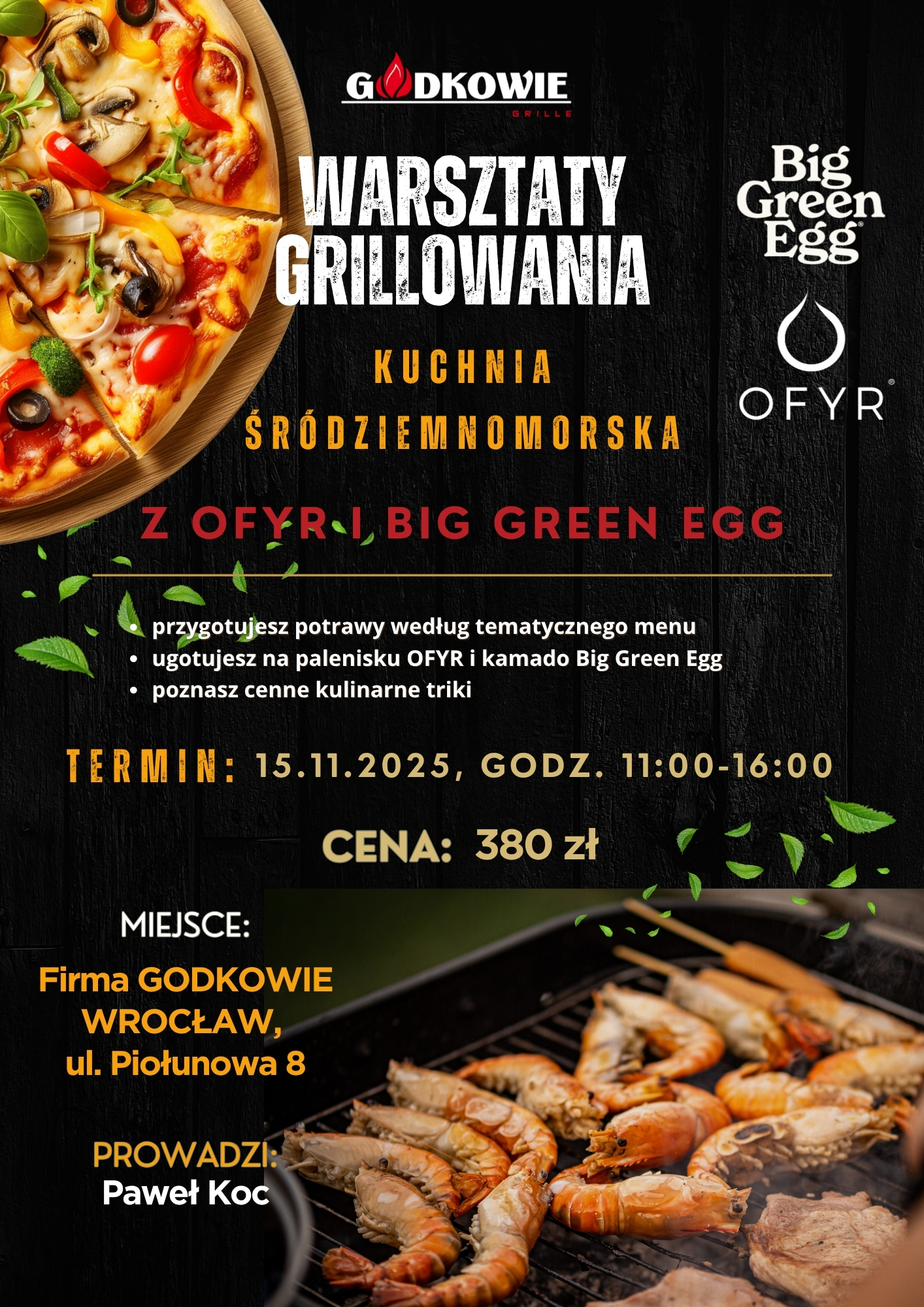 Warsztaty Grillowania - Kuchnia Śródziemnomorska